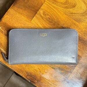 UGG Charcoal Leather Wallet